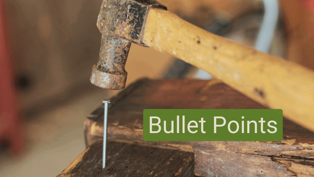 Bulletpoints schreiben: Tipps für überzeugende Listen 